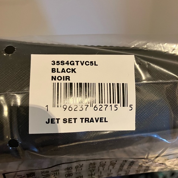 NEW Michael Kors Jet Set Small Messenger Crossbody Bag in Black Noir - Picture 5 of 8